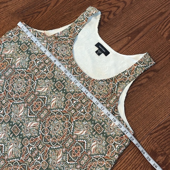 Karen Kane women’s desert Gypsy paisley print flowy tank top shell layer look XL - Picture 10 of 13